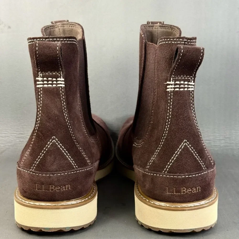 L.L. Bean Stonington Chelsea Boot Suede Boots shoes men’s size 11.5